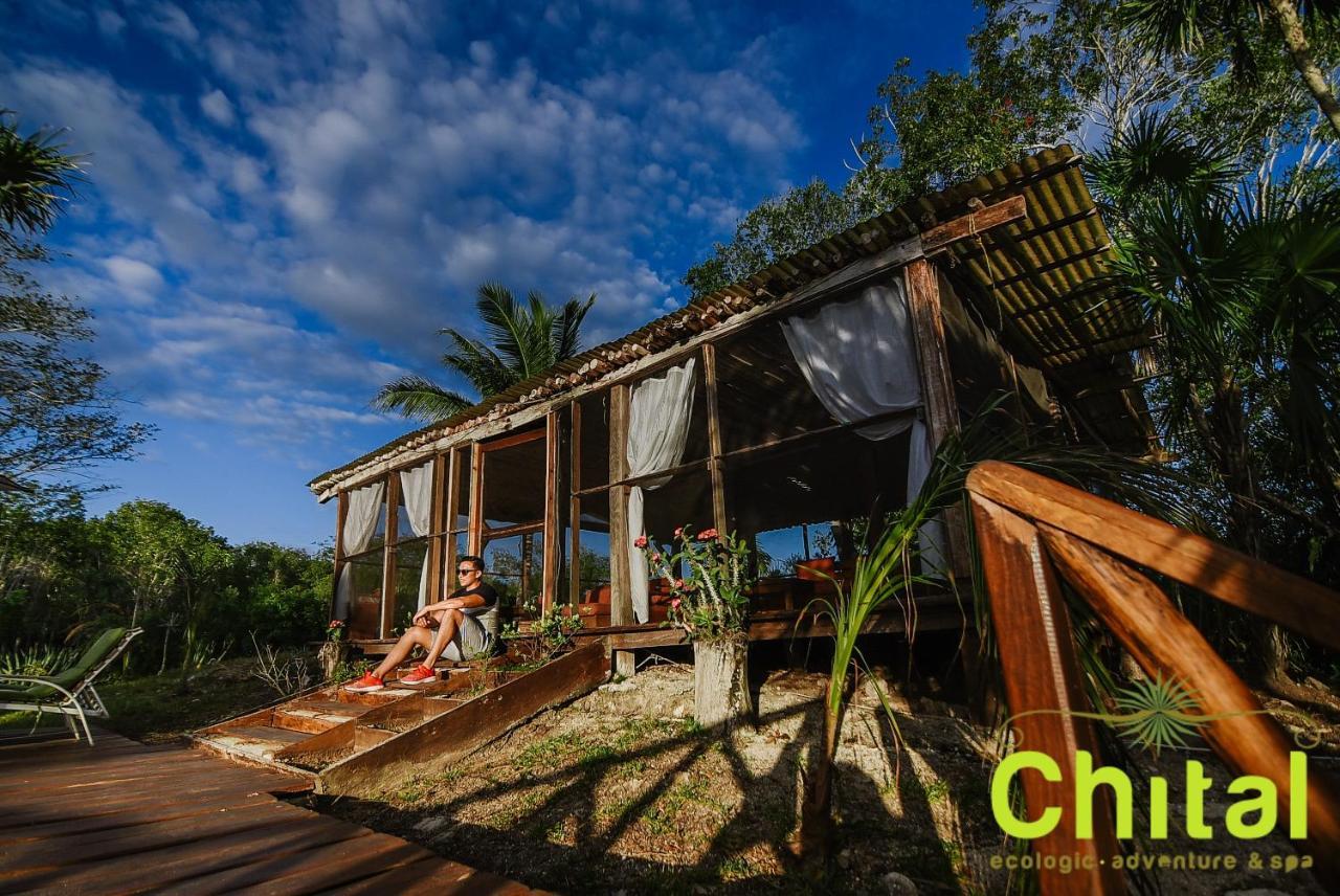 Hotel El Chital Raudales Bagian luar foto