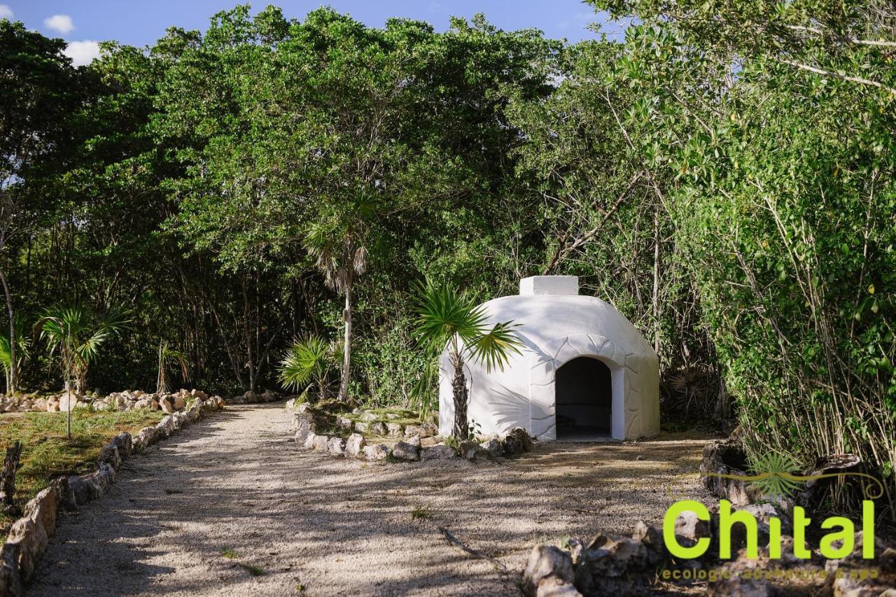 Hotel El Chital Raudales Bagian luar foto